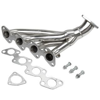 1995-1998 Nissan 240Sx S14 Ka24De 2.4L 4CYL Stainless Short Exhaust Header