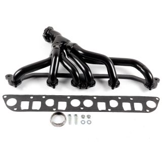 1991-1999 Jeep Cherokee 1993-1999 Jeep Grand Cherokee 1991-1995 1997-1999 Wrangler 4.0L Black Exhaust Header Manifold