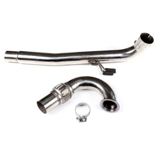 2012-2015 Volkswagen GTI 2.0L 3" Turbo Exhaust Pipe Stainless Steel