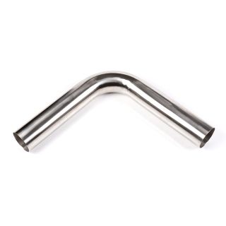 2.5"(63mm) 90 Degree T-304 Stainless Steel Exhaust Tube Pipe Piping Tubing 2FT