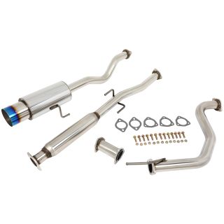 4.5" 4.5 inch 1994-2001 Acura Integra 1.8L Burnt Tip Blue Muffler Catback Exhaust System