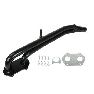 Stainless Black Exhaust Header for 1979-1985 Mazda RX7 RX-7 SA FB 1.1L 12A