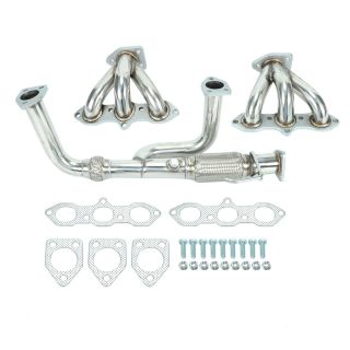 1998-2003 Honda Accord 3.0L Acura CL/TL 3.2L V6 Exhaust Header with Flex Pipe Kit
