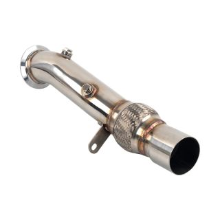 Turbo 3.5" Downpipe Exhaust for 2010-2015 BMW N55 3.0L F01 F10 F11 F07 F12 F13 535i 640i 740Li