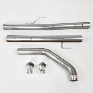 2014-2018 Ram 1500 Jeep Grand Cherokee 3.0L Ecodiesel 3" DPF Delete Race Pipe