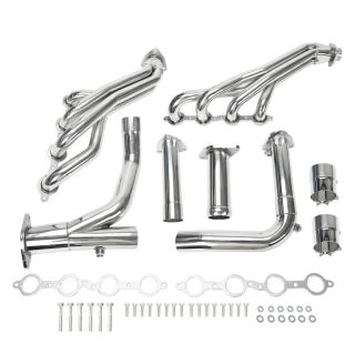 07-13 Chevy GMC 1500/2500/3500 4.8L 5.3L 6.0L 6.2L 2WD Exhaust Header with Y-Pipe