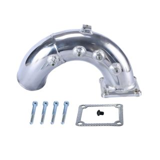 Polished 3" Air Intake Elbow Tube for 1998.5-2002 Dodge Ram 2500 3500 Cummins Diesel 5.9L