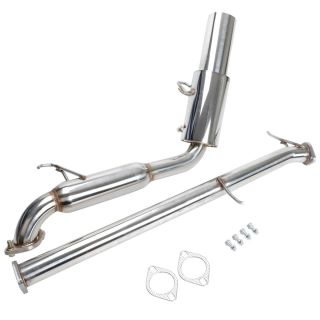 Catback Exhaust System 4.0" N1 Muffler Tip for 1990-1997 Mazda Miata MX-5 Eunos 1.6L 1.8L 2DR