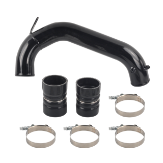 2008-2010 Ford F250 F350 F450 F550 Super Duty 6.4L Powerstroke Diesel 3" Cold Side Intercooler Pipe Boot Kit Black