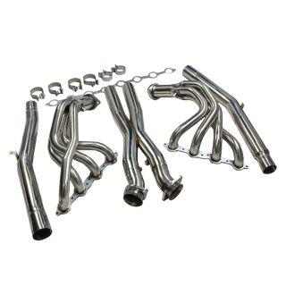 05-13 Chevy Corvette Exhaust Header Manifold X-Pipe Kit C6 LS2 LS3 Stainless