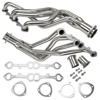 Long Tube Stainless Exhaust Header for 1973-1985 Chevy GMC Truck Small Block 2WD 4WD 1-5/8"