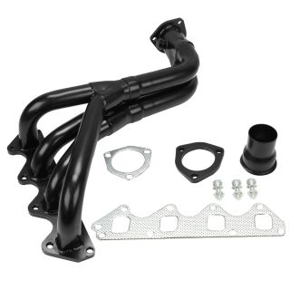 1989-1995 Suzuki Samurai Sidekick/Geo Tracker L4 1.3L 1.6L Black Exhaust Header