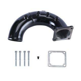 Black 3" Air Intake Elbow Tube for 1998.5-2002 Dodge Ram 2500 3500 Cummins Diesel 5.9L