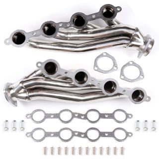 Shorty Stainless Exhaust Header for Chevy Chevelle Camaro LS1 LS2 LS3 LS6 LS7 1997-2015