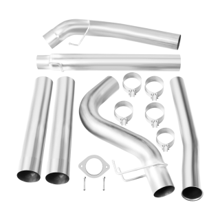 2011-2023 Ford 6.7L Powerstroke 5" Downpipe Back DPF & Cat Delete Exhaust System