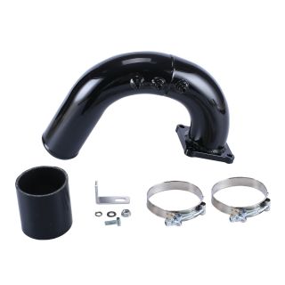 Black High Flow Intake Elbow Tube Pipe for 2003-2007 Dodge Ram 2500 3500 5.9L Cummins Diesel