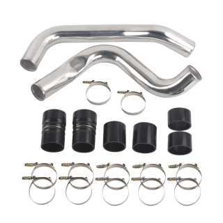 1999.5-2003 Ford F250 F350 F450 F550 Super Duty 7.3L Powerstroke 3" Intercooler Pipe Boot Kit Polished