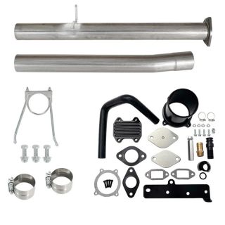 2013-2018 6.7L Ram Cummins 4" Exhaust Pipe & EGR Cooler Throttle Delete kit