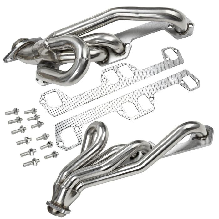 Stainless Exhaust Header for 1994-2004 5.2L 5.9L V8 Dodge Durango Dakota Ram 1500 2500 3500 