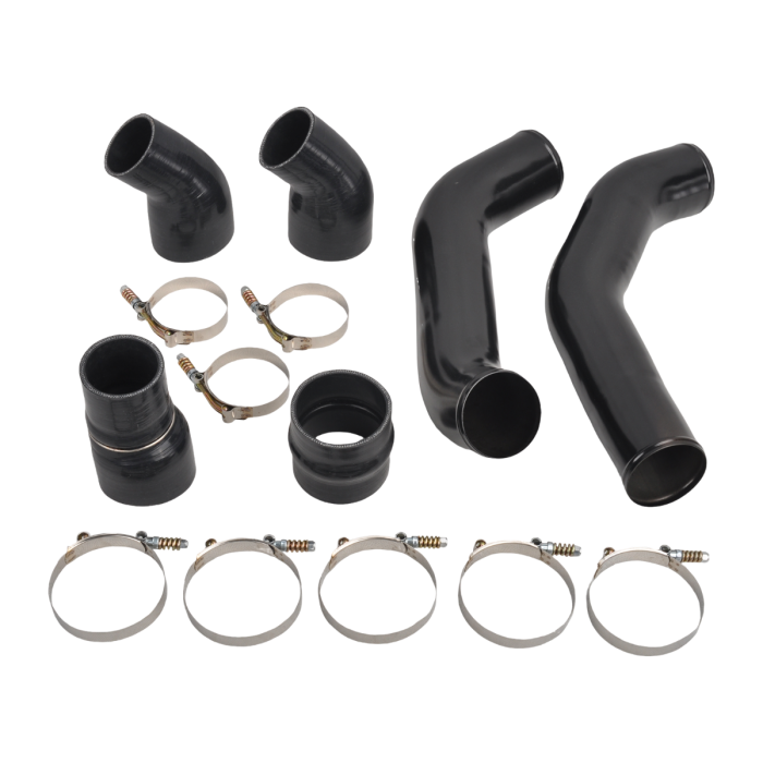 Stainless Steel Intercooler Pipe Boot Kit For 13-18 Dodge Ram 6.7L Cummins Black