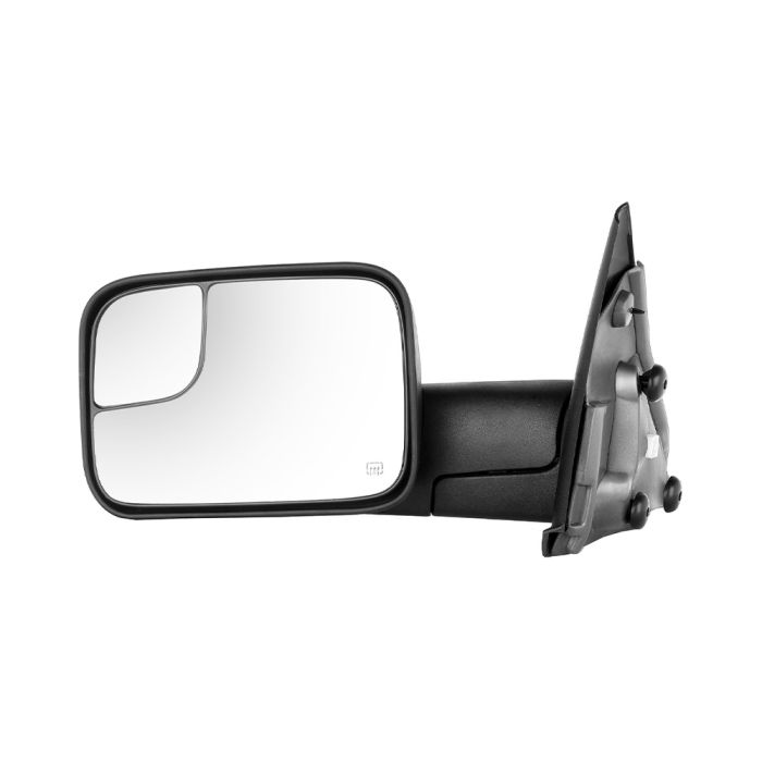 Towing Mirror Pair for 2002-2009 Dodge Ram 1500 2500 3500 Power Heated Non-Turn Signal 