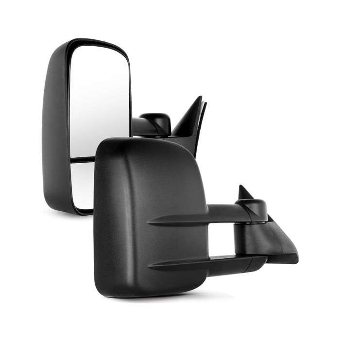 Towing Mirror Pair for 1988-2001 Chevy GMC C/K 1500 2500 3500 Suburban Manual Adjustment 