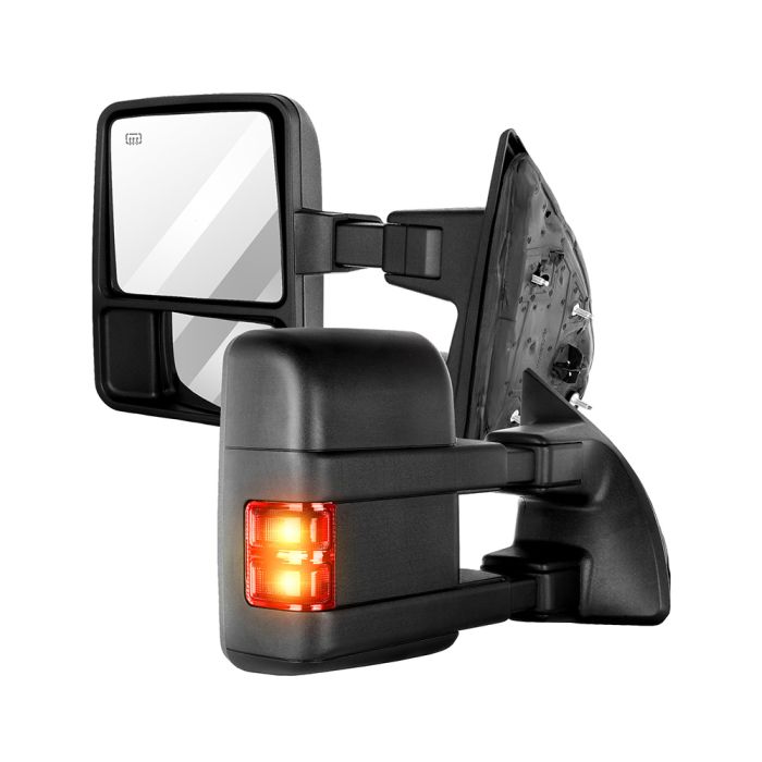 Towing Mirror Pair for 2003-2007 Ford F250 F350 F450 F550 Super Duty Turn Signal Manual Adjusted 