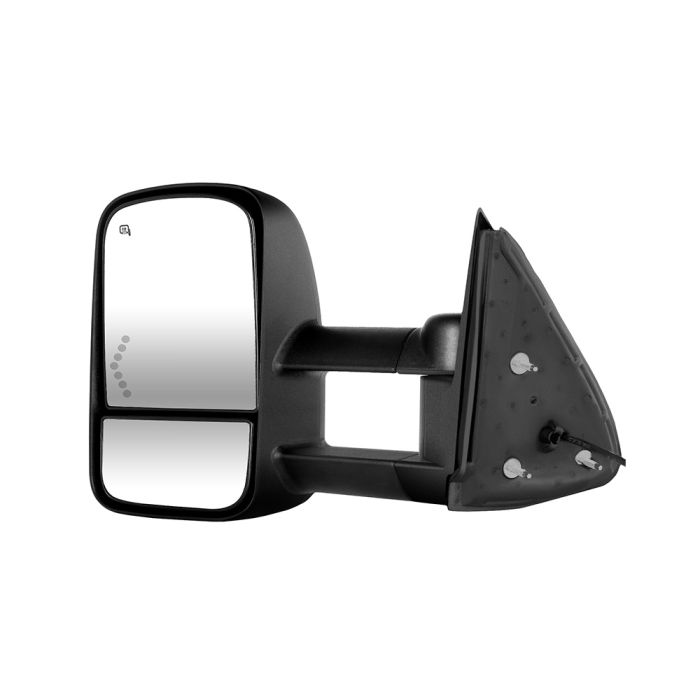 Towing Mirror Pair for 2003-2007 Chevy Silverado Suburban Avalanche GMC Sierra 1500 2500 Power Heated Turn Signal Arrow Light 