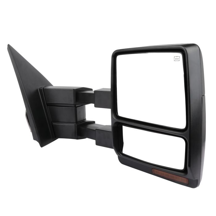 Towing Mirror Passenger Side for 2007-2014 Ford F150 Power Heated Turn Signal Puddle Light 