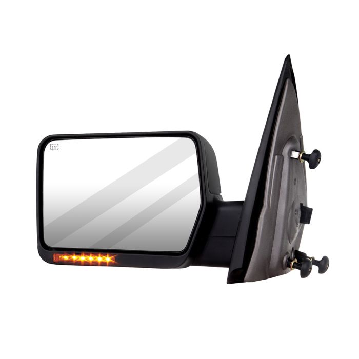 Towing Mirror Driver Side for 2004-2006 Ford F150 Power Heated Turn Signal Light Manual Fold 