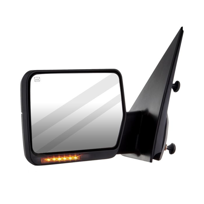 Towing Mirror Driver Side for 2004-2006 Ford F150 Power Heated Turn Signal Light Manual Fold 