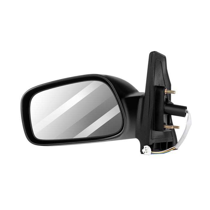 2003-2008 Toyota Corolla Black Driver Side Mirror Power Adjustment Nonfolding