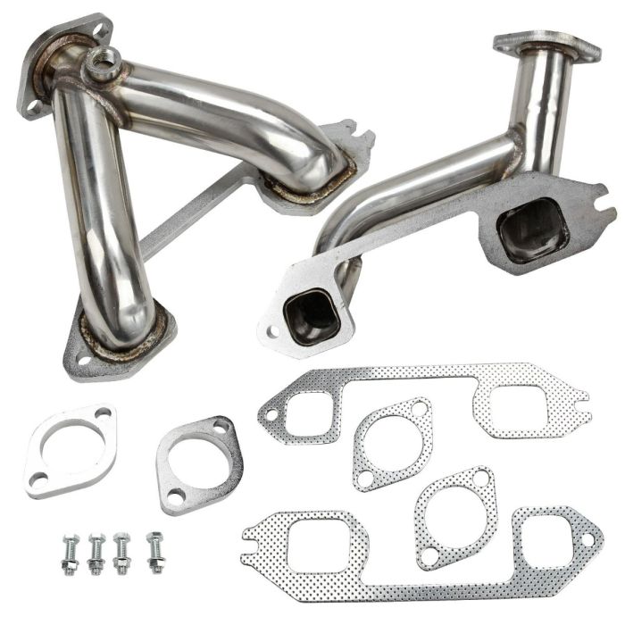 1943-1962 Chevrolet Chevy 216 235 261 6 Cylinder Stainless Shorty Exhaust Header 