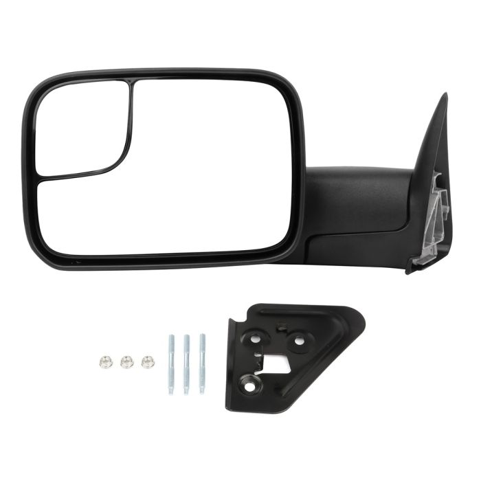 Towing Mirror Driver Side for 1994-2002 Dodge Ram 1500 2500 3500 Manual Adjustment 