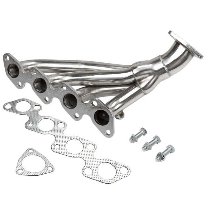 1995-1998 Nissan 240Sx S14 Ka24De 2.4L 4CYL Stainless Short Exhaust Header 