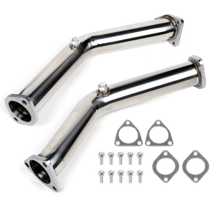 For 2003-2009 Nissan 350Z 2003-2008 Infiniti FX35 G35 3.5L Exhaust Pipes Racing High Flow