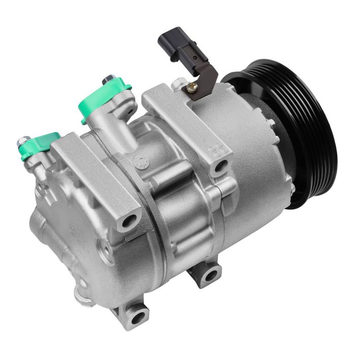 AC Compressor With Clutch For 12-14 Hyundai Sonata 2.0L, 12-18 Kia Optima 2.0L/2.4L 12V