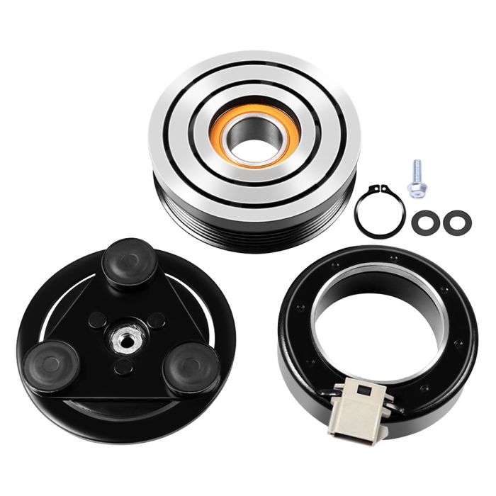 AC Compressor Clutch Kit Assembly 99-03 Ford Windstar 3.8L 04-07 Ford Freestar 3.9L|4.2L
