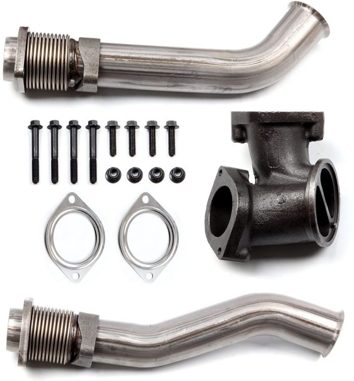 Turbo Diesel Exhaust Up Pipe for 2000-2003 Ford Excursion F250 F350 Super Duty E-350 Super Duty 7.3L