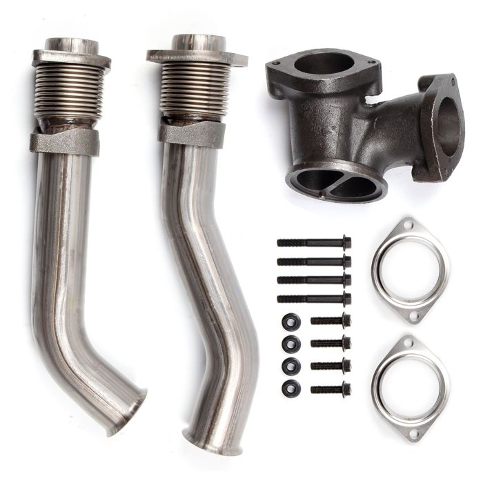 Turbo Diesel Exhaust Up Pipe for 2000-2003 Ford Excursion F250 F350 Super Duty E-350 Super Duty 7.3L