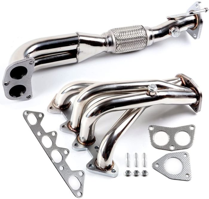 1998-2002 Honda Accord EX LX CG1 CG2 4Cyl 2.3L F23A4 F23A5 Exhaust Header Manifold 4-2-1 STAINLESS