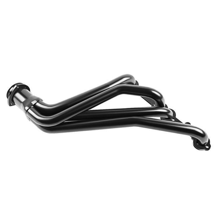 Black Exhaust Header for 1990 1991 Chevy GMC 305 350 Small Block SBC 5.0L 5.7L