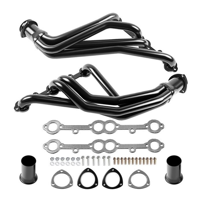 Black Exhaust Header for 1990 1991 Chevy GMC 305 350 Small Block SBC 5.0L 5.7L