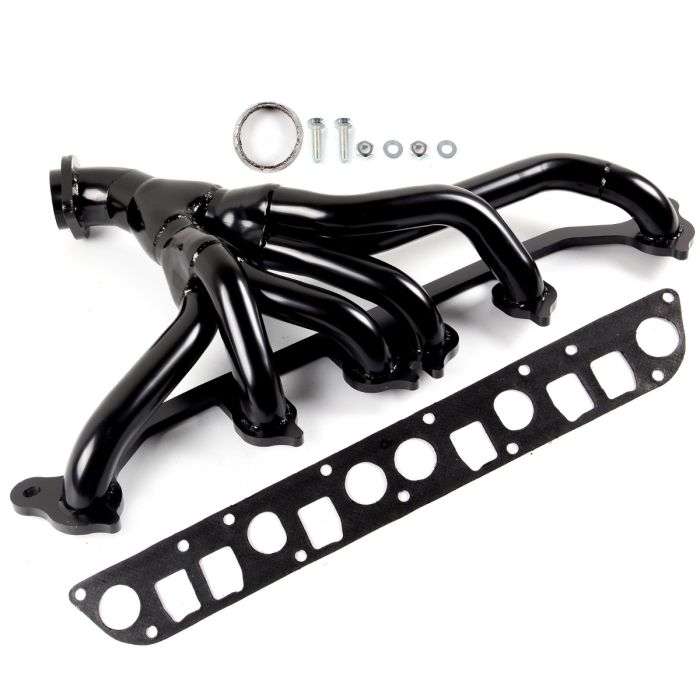 1991-1999 Jeep Cherokee 1993-1999 Jeep Grand Cherokee 1991-1995 1997-1999 Wrangler 4.0L Black Exhaust Header Manifold 