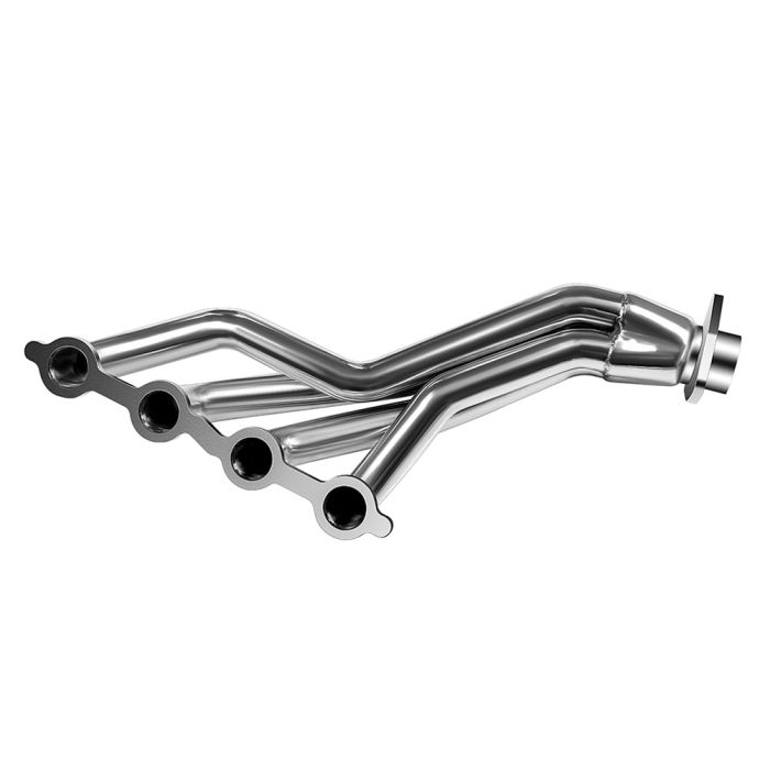 2007-2013 GMC Sierra Chevy Silverado 2500 3500 HD Long Tube Exhaust System Manifold Y-Pipe Kit Stainless Steel