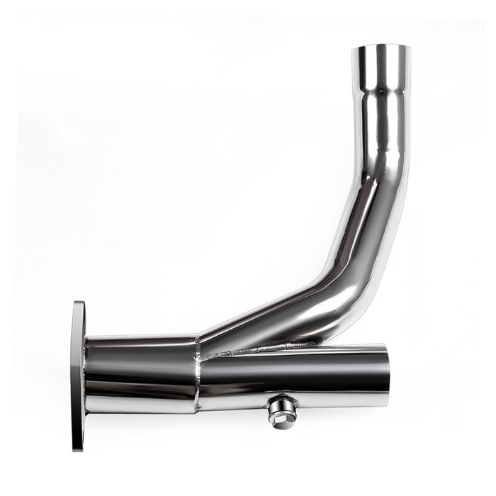 2007-2013 GMC Sierra Chevy Silverado 2500 3500 HD Long Tube Exhaust System Manifold Y-Pipe Kit Stainless Steel