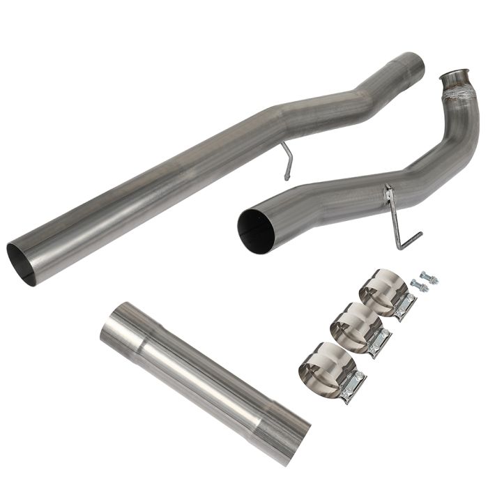 For 2011-2015 Chevy Silverado GMC Sierra 2500 HD 3500 HD DPF Delete Pipe Eliminator Exhaust Pipe