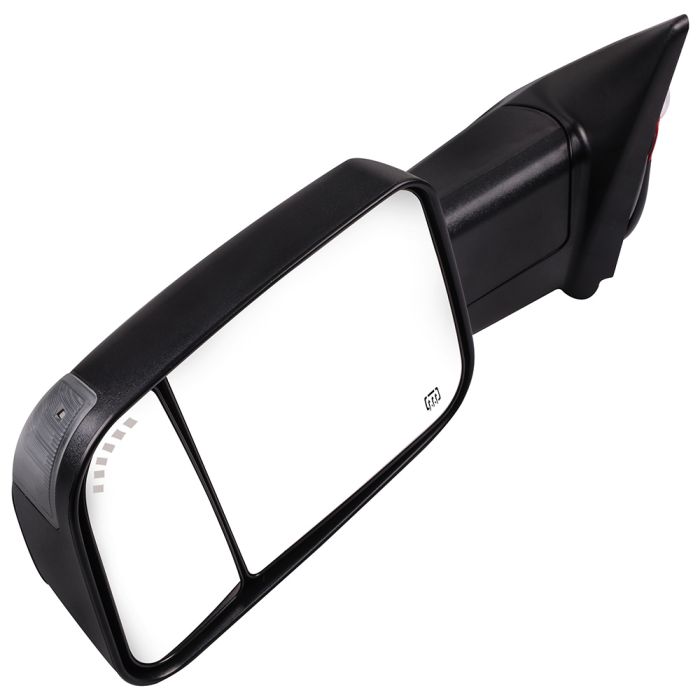 Towing Mirror Pair for 2009-2018 Dodge Ram 1500 2500 3500 4500 5500 Power Heated Turn Signal Puddle Light 