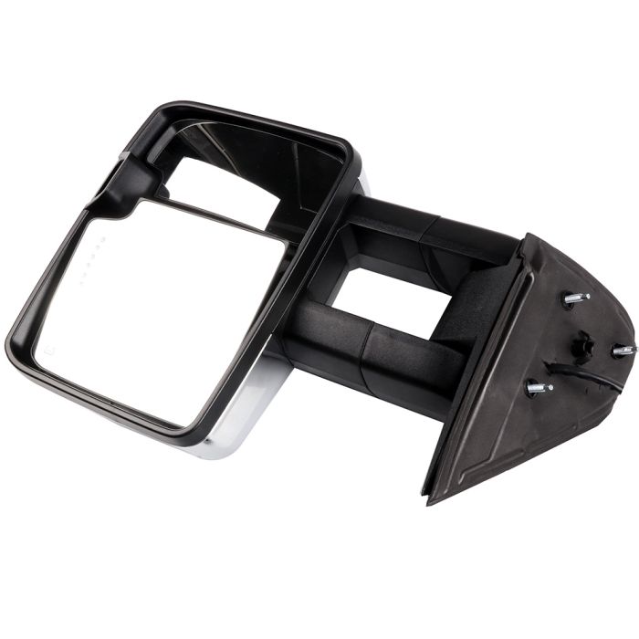 Tow Mirrors Chrome Pair for 2003-2007 GMC Sierra Chevy Silverado 1500 2500 HD Classic Power Heated Dynamic Running Light Arrow Signal 