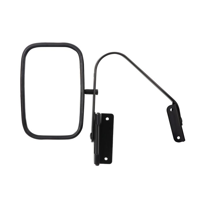 Side View Manual Mirrors For 80-96 Ford F150 83-92 Ford Ranger Black Pair Set